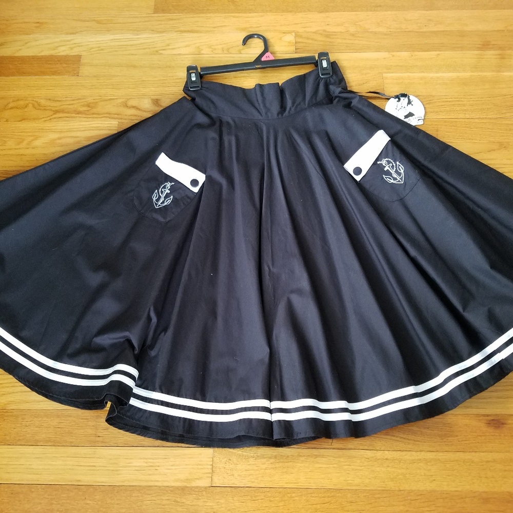 Hell Bunny Aweigh We Go Skirt